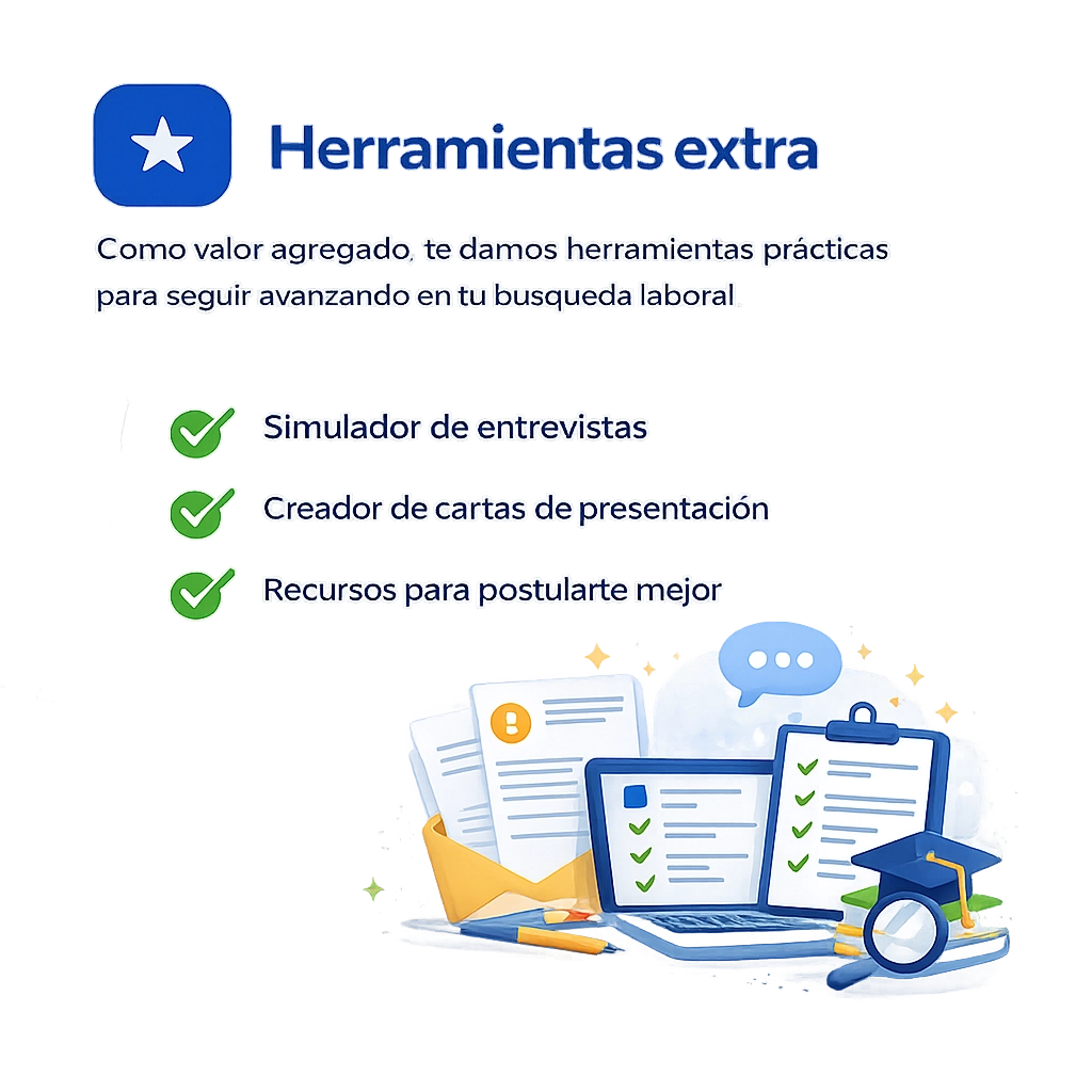 Herramientas extra para búsqueda laboral